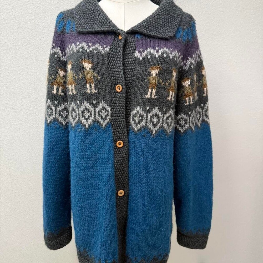 Men's Multi Cardigan Alpaca